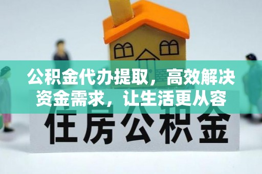 绥棱公积金代办提取，高效解决资金需求，让生活更从容