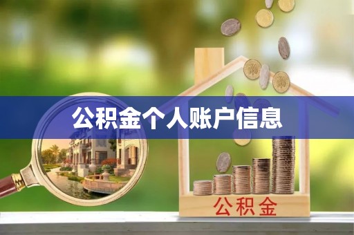 绥棱公积金个人账户信息