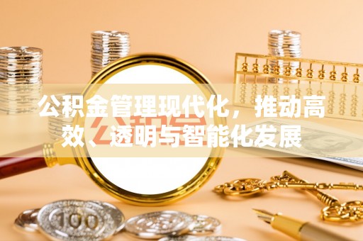 绥棱公积金管理现代化，推动高效、透明与智能化发展