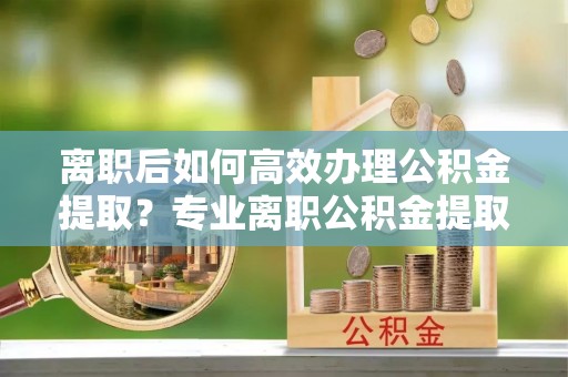 绥棱离职后如何高效办理公积金提取？专业离职公积金提取代办服务详解
