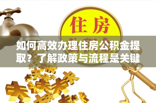 绥棱如何高效办理住房公积金提取？了解政策与流程是关键