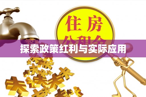 绥棱探索政策红利与实际应用