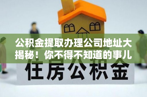绥棱公积金提取办理公司地址大揭秘！你不得不知道的事儿