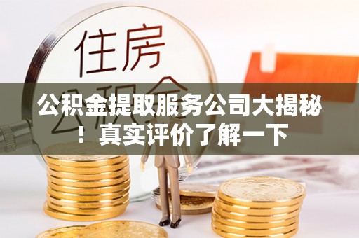 绥棱公积金提取服务公司大揭秘！真实评价了解一下