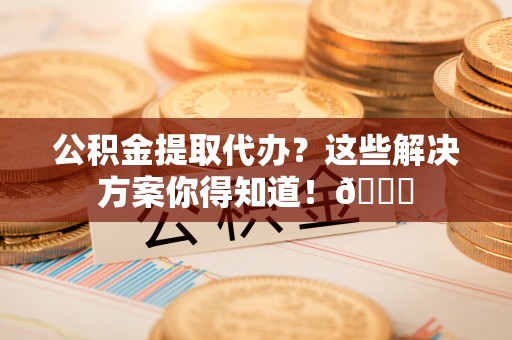绥棱公积金提取代办？这些解决方案你得知道！😎