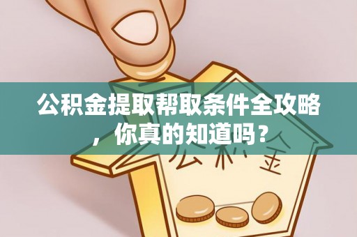 绥棱公积金提取帮取条件全攻略，你真的知道吗？