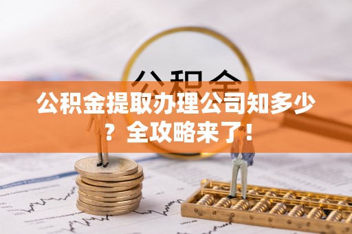 绥棱公积金提取办理公司知多少？全攻略来了！