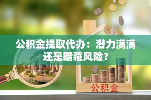 绥棱公积金提取代办：潜力满满还是暗藏风险？