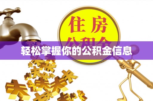 绥棱轻松掌握你的公积金信息
